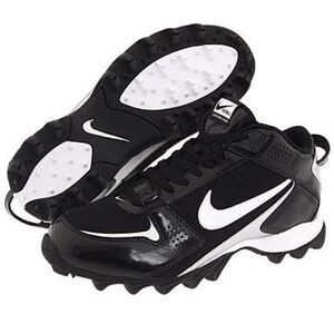 Nike Land Shark Lega Land Shark Legacy Football Cleats Mid Black/White Men’s 8